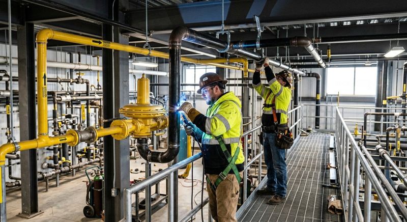 Commercial Gas Line Service in Austin, TX