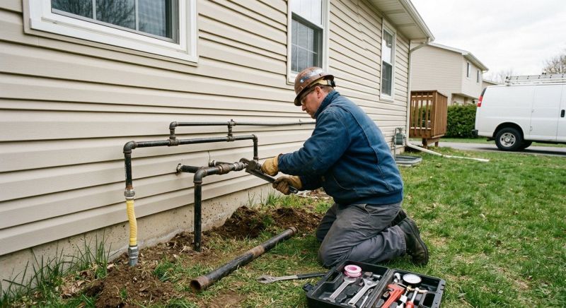 Fire Pit Gas Line Installation in Annapolis, MD