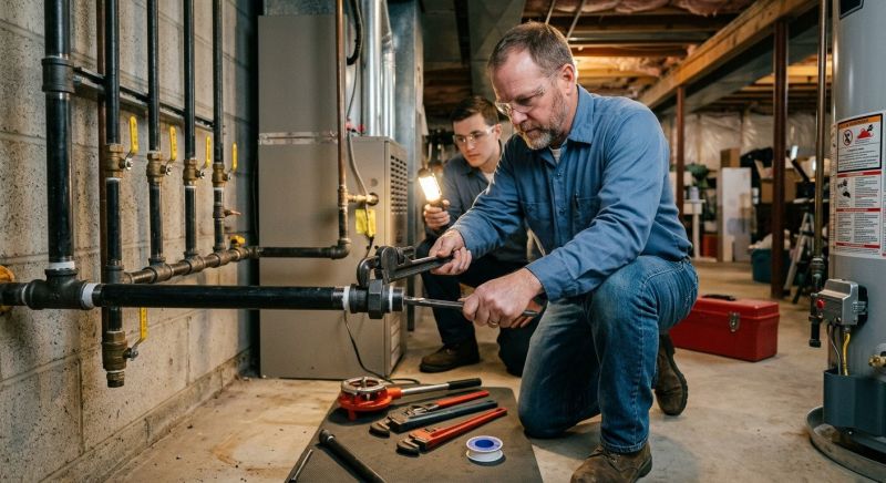 Gas Line Plumbing in Annapolis, MD