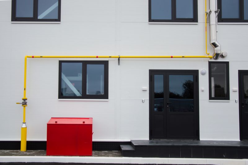 Home Exterior Gas Line