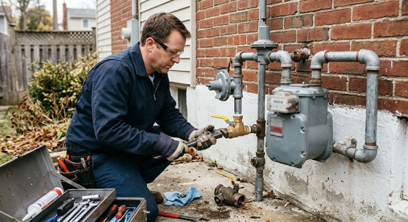 Gas Line Repair in Annapolis, MD